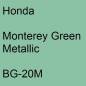 Preview: Honda, Monterey Green Metallic, BG-20M.